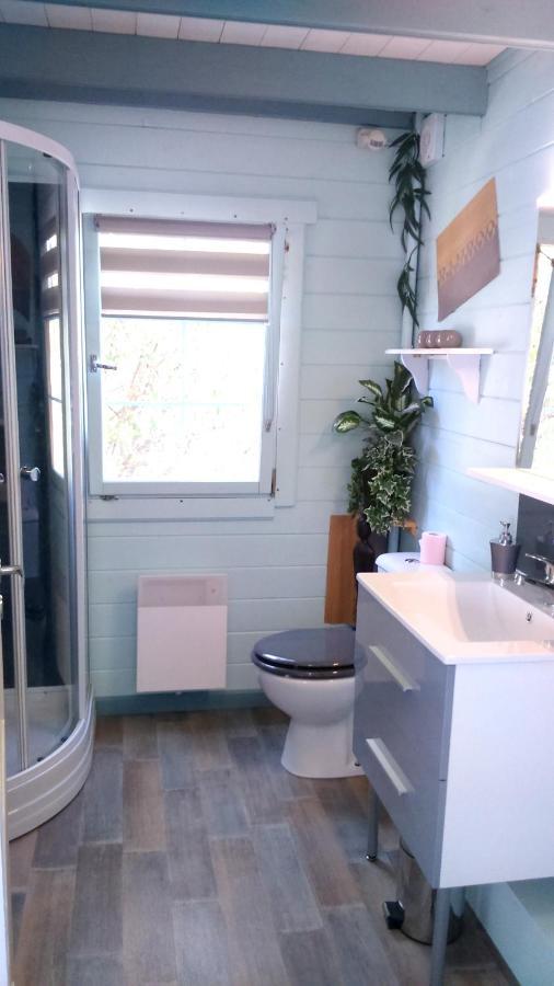 Chalet de 2 chambres avec piscine partagee jardin amenage et wifi a Dausse Extérieur photo