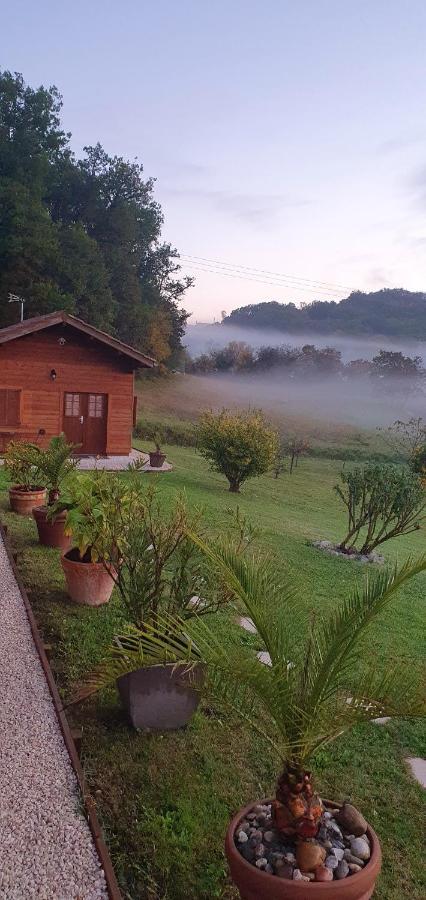 Chalet de 2 chambres avec piscine partagee jardin amenage et wifi a Dausse Extérieur photo